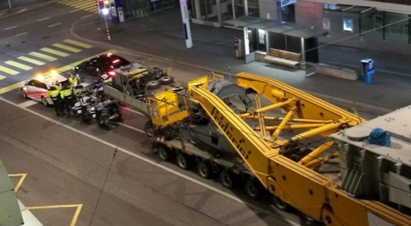 Thumbnail of the article: A giant convoy crosses the city of Lausanne