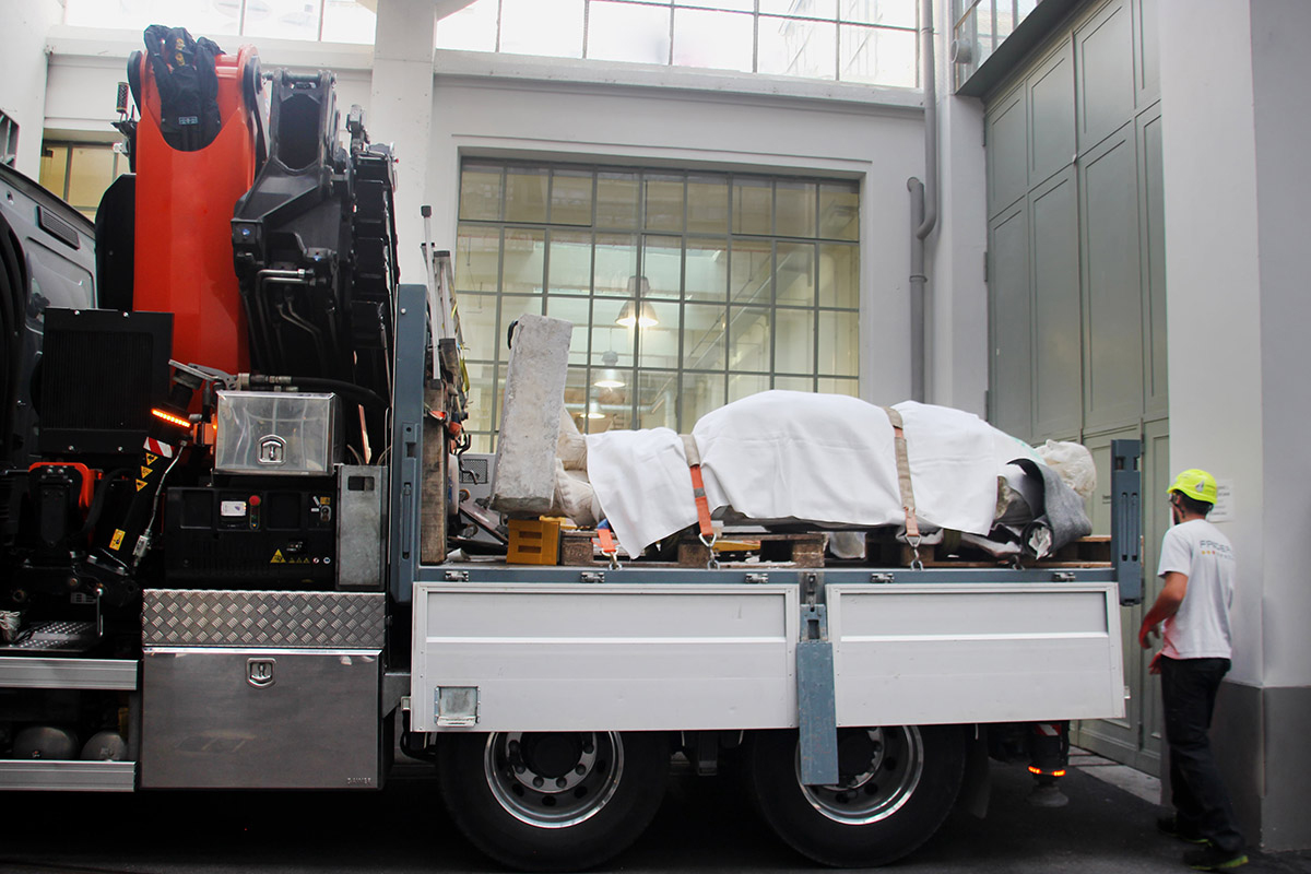 Friderici Special Transport Of The Statue Of Julius Caesar To Geneva 02 Friderici Special Transport Of The Statue Of Julius Caesar To Geneva 02