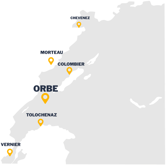 Friderici Special Contact Map Of Our Branches