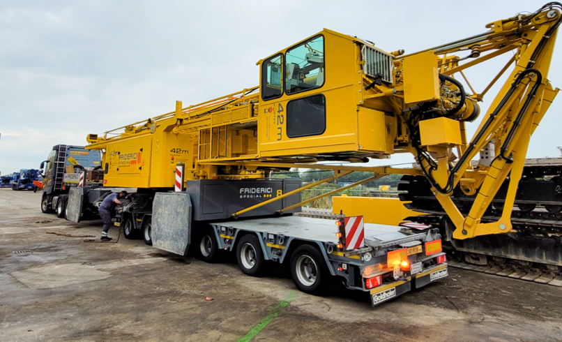 La première grue mobile hybride SPIERINGS du Groupe FOSELEV