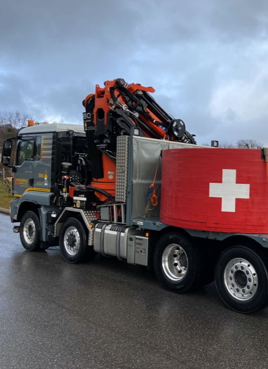 Friderici Special Unsere Aktivitaeten Schweizer Transportunternehmen Spezialist Fuer Aussergewoehnliche Konvois