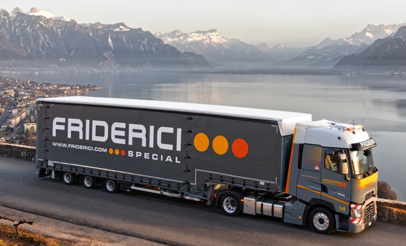 Friderici Special Camion Avec Semi Remorque Bachee Image 04