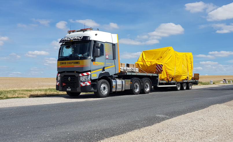 Friderici Special Truck With Extendable Low Bed Trailer Image 03