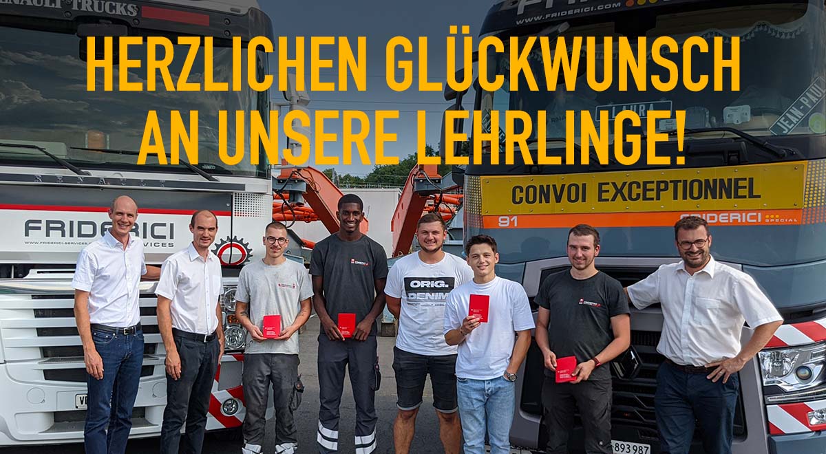 Thumbnail des Artikels: Herzlichen Glückwunsch an unsere Lehrlinge!