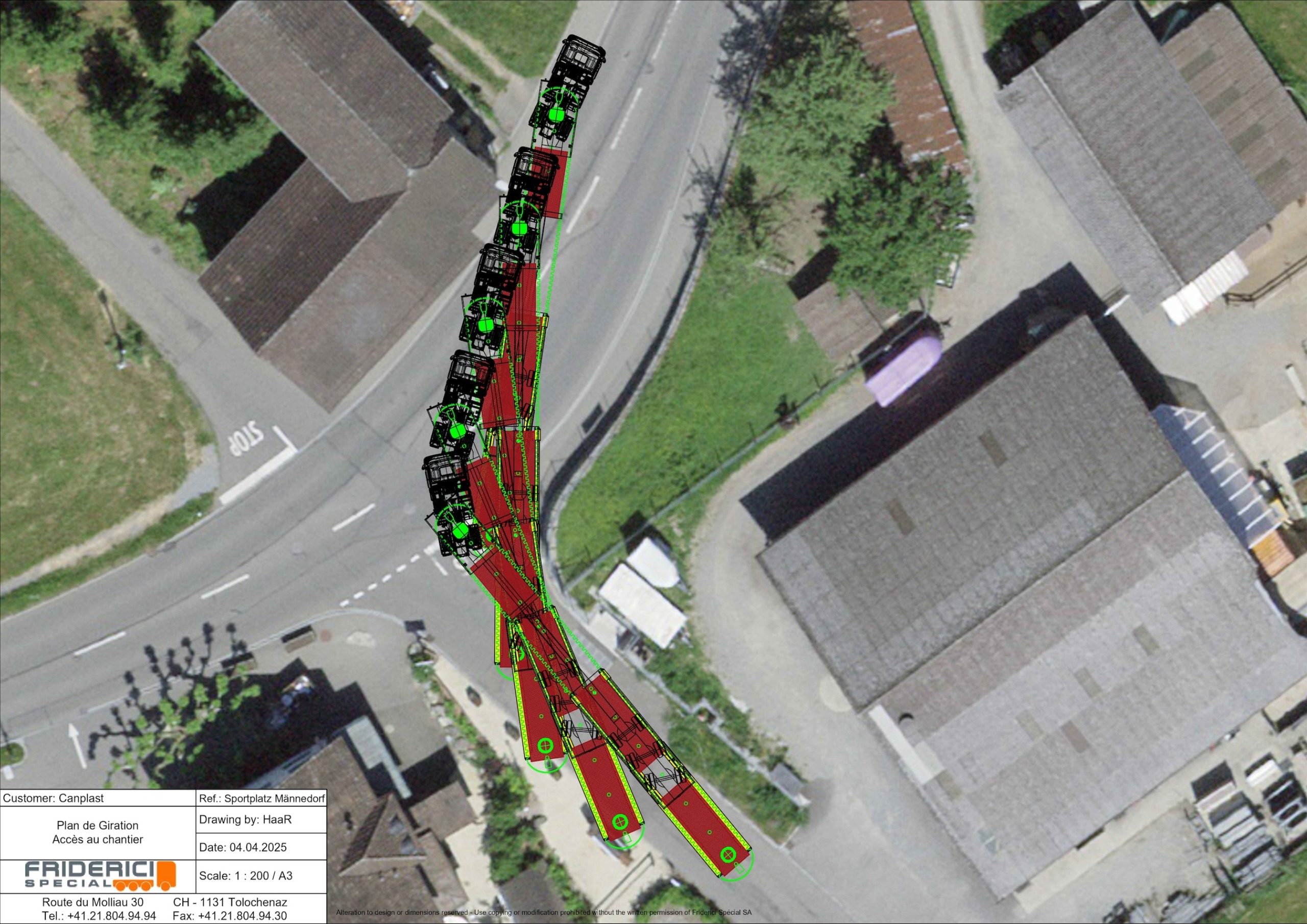 friderici-special-article-transport-exceptionnel-livraison-de-cuves-pour-canplast-sa-Plan-de-giration-acces-chantier